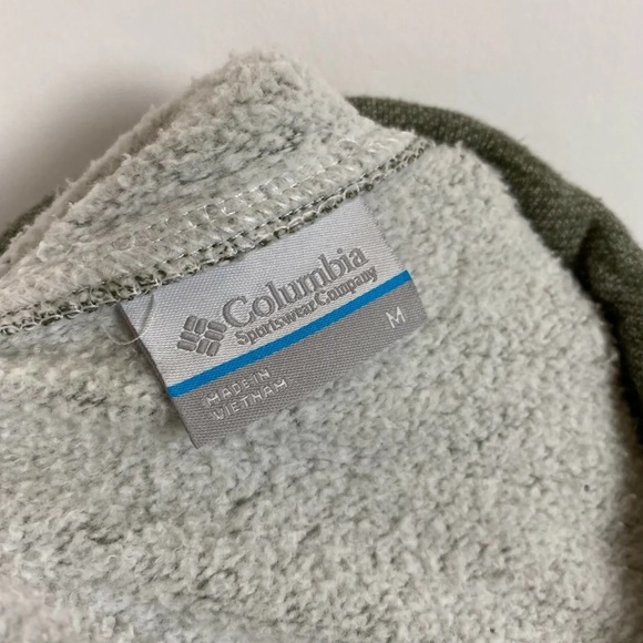 Columbia womens Medium heathered green cowl neck pullover sweatshirt - Picture 5 of 5